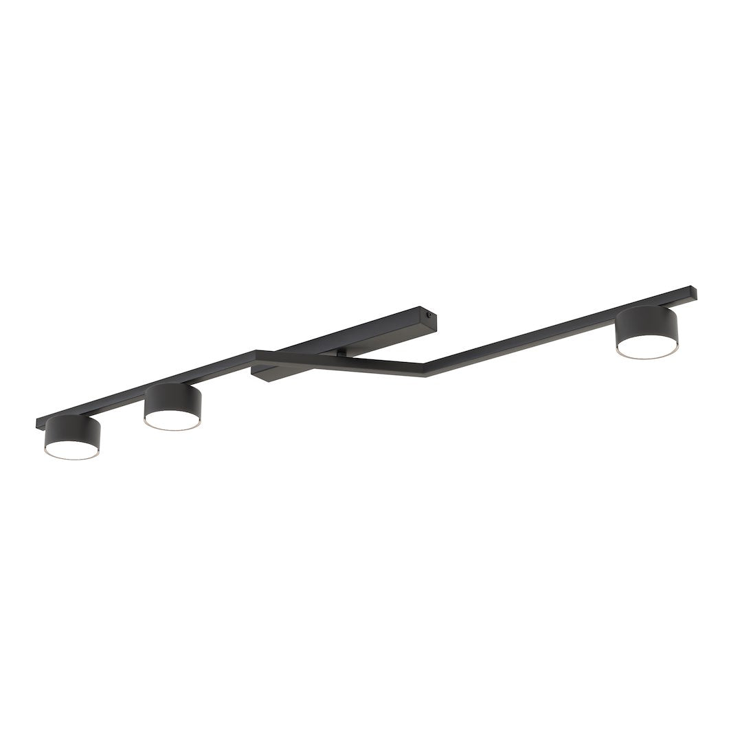 Plafoniera SKAN 3 neagra