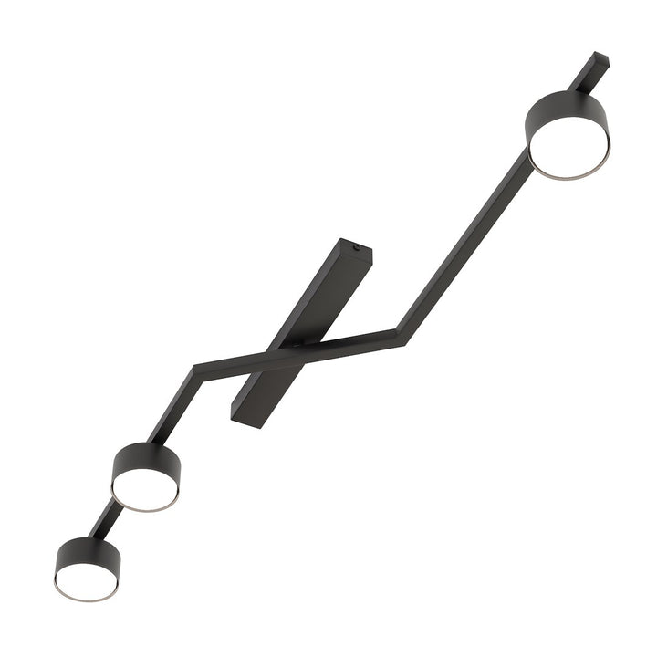 Plafoniera SKAN 3 neagra