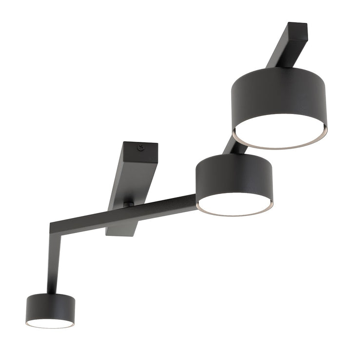 Plafoniera SKAN 3 neagra