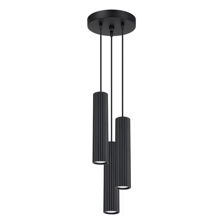 Lampa suspendata KARBON 3P negru