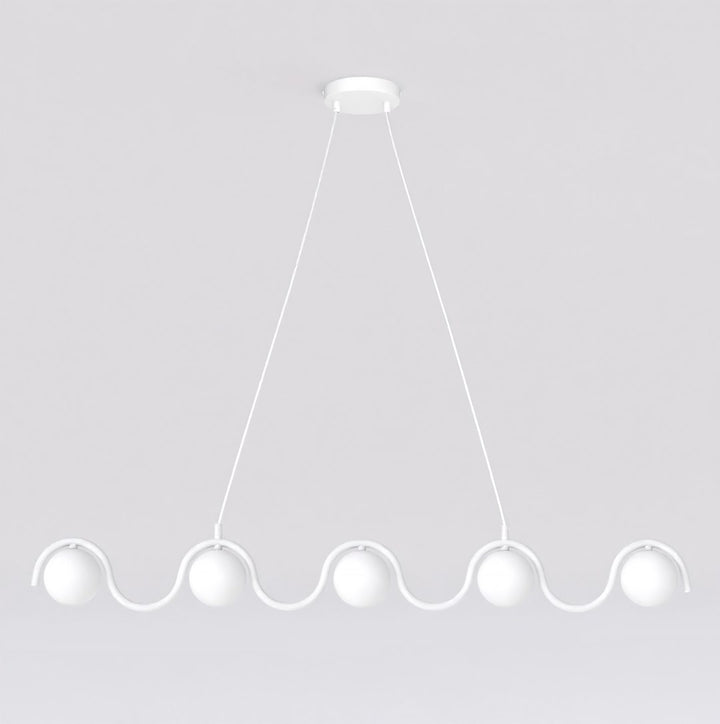 Lustra suspendata SINUS WH opal