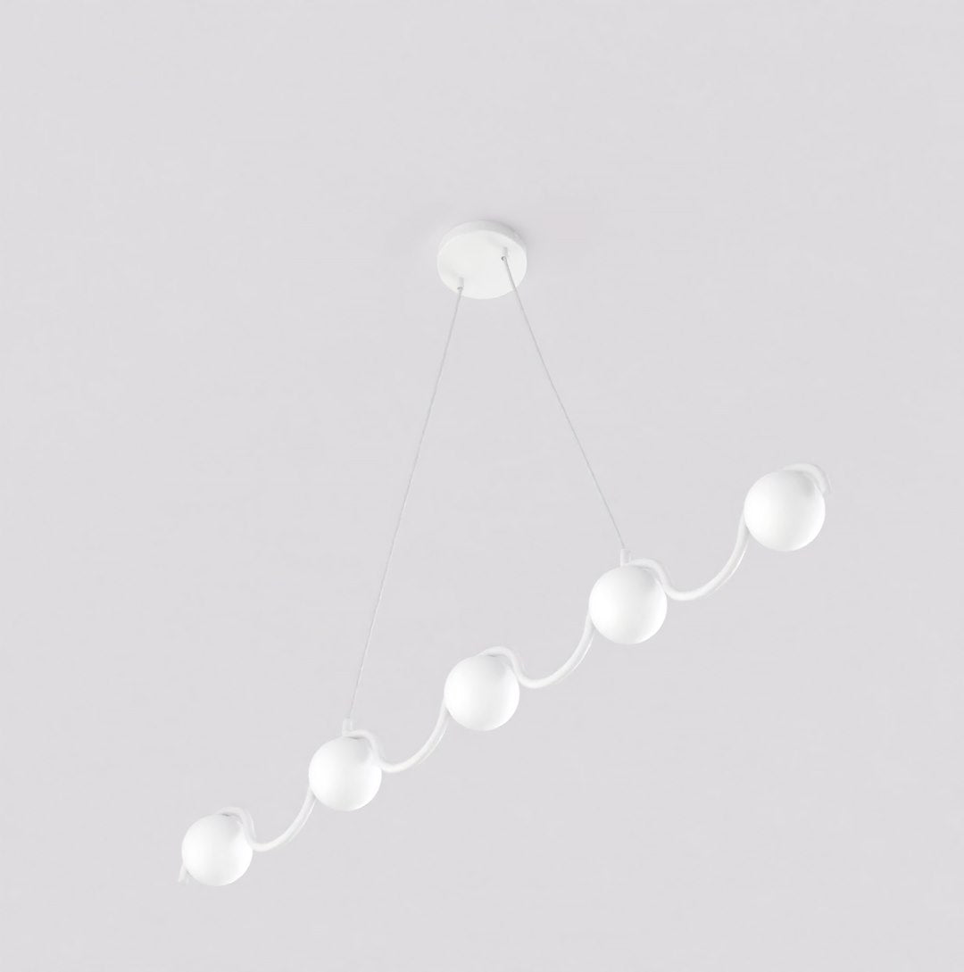 Lustra suspendata SINUS WH opal