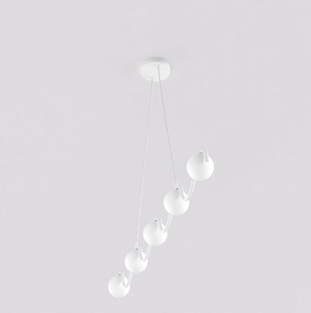 Lustra suspendata SINUS WH opal