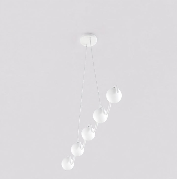 Lustra suspendata SINUS WH opal