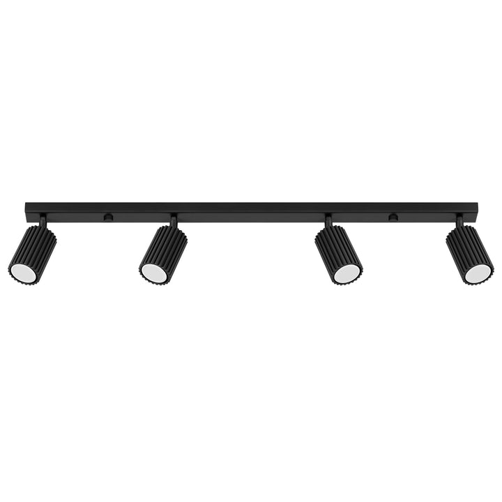 Plafoniera KARBON 4L negru