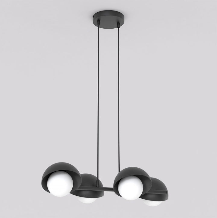 Lustra suspendata BOOM 4 negru