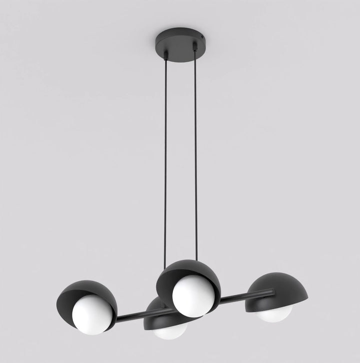 Lustra suspendata BOOM 4 negru