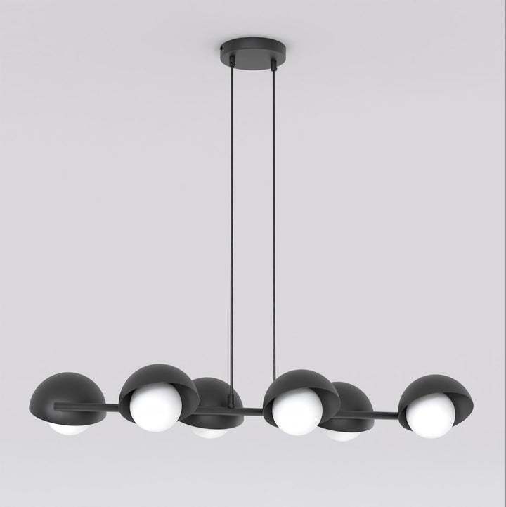 Lustra suspendata BOOM 6 negru
