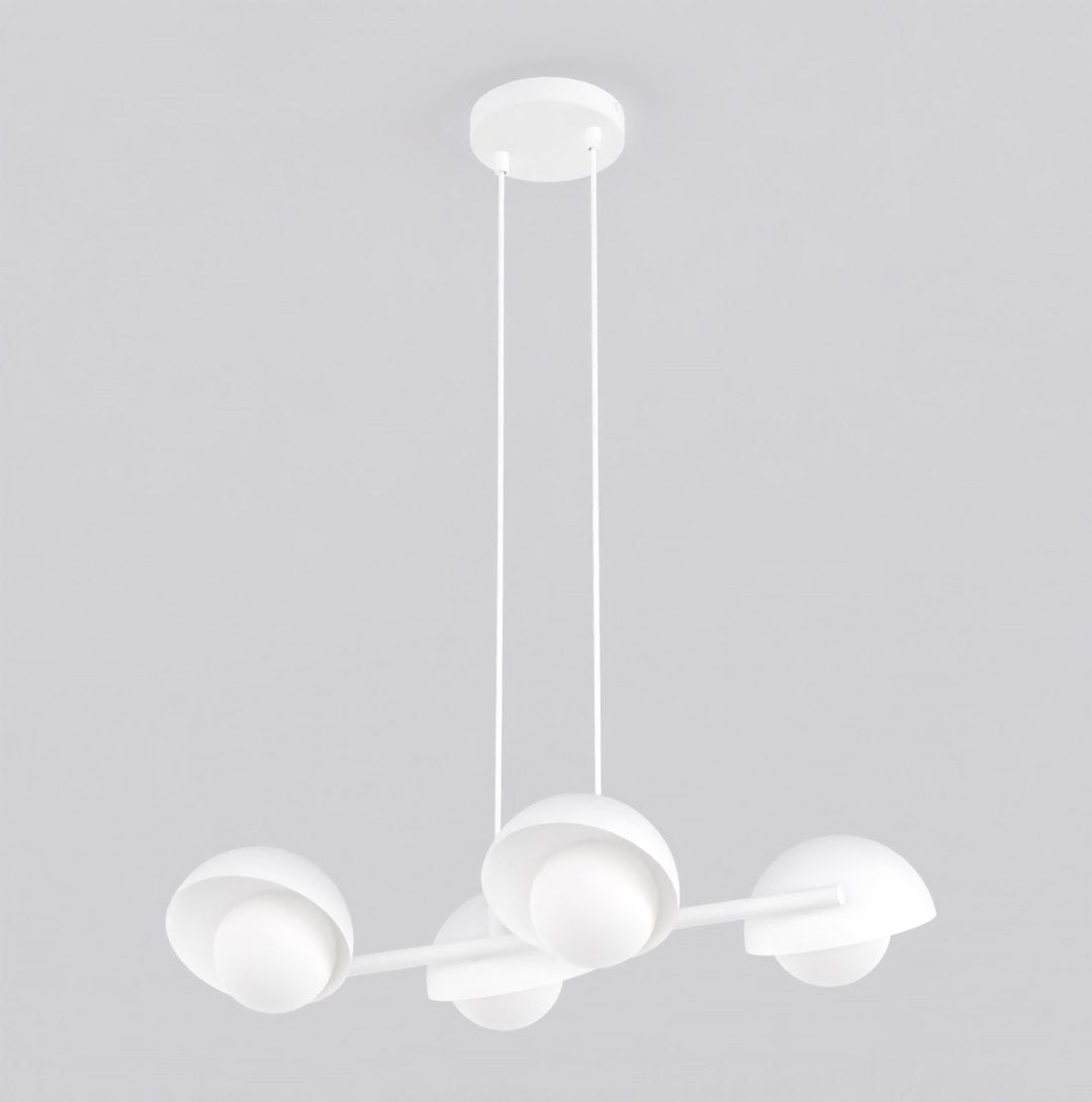 Lustra suspendata BOOM 4 alb