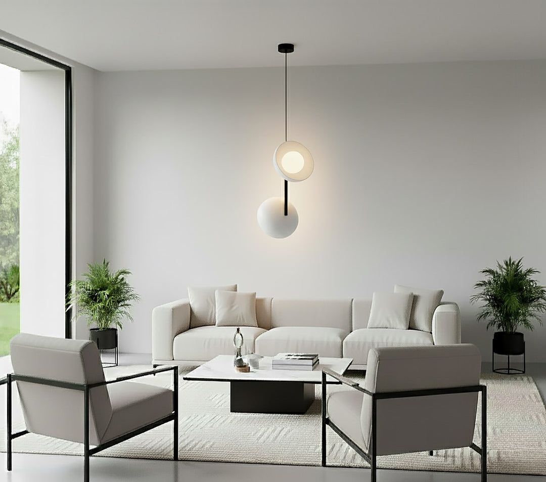 Lustra suspendata VANILA 2 BL gri