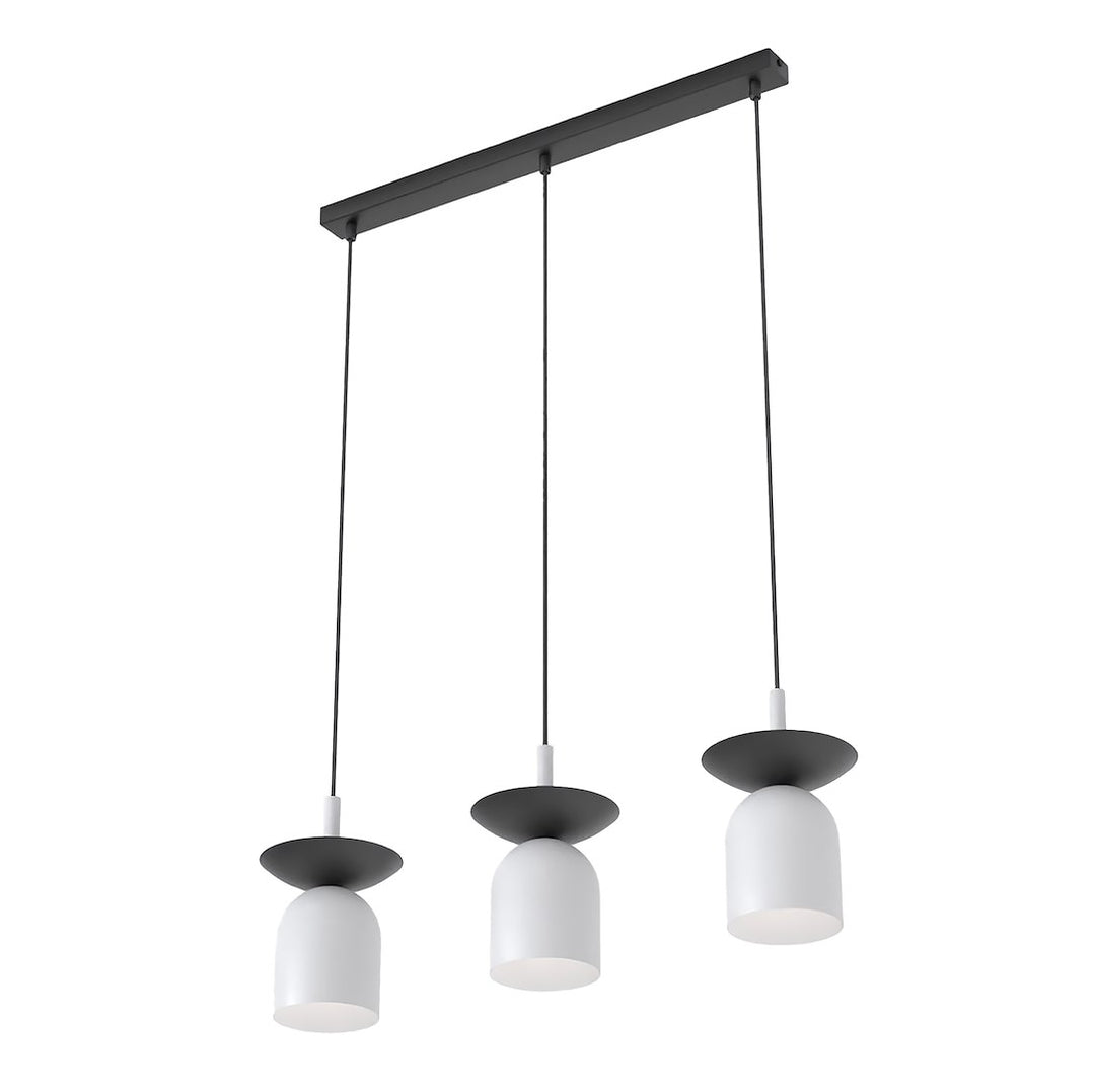 Lustra suspendata EGO 3 BL gri