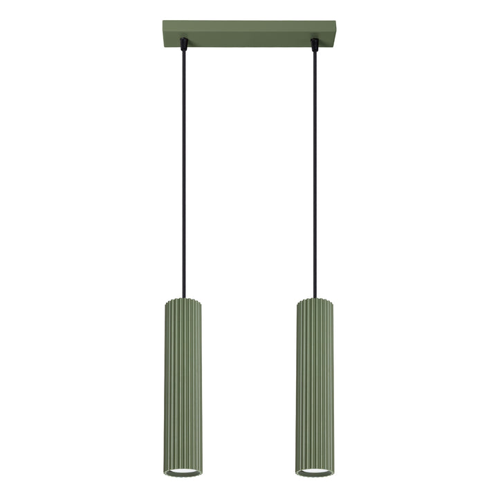 Lampa suspendata KARBON 2 verde masliniu