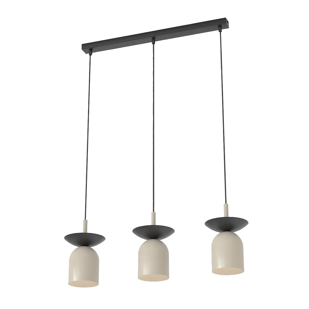 Lustra suspendata EGO 3 BL cafeniu