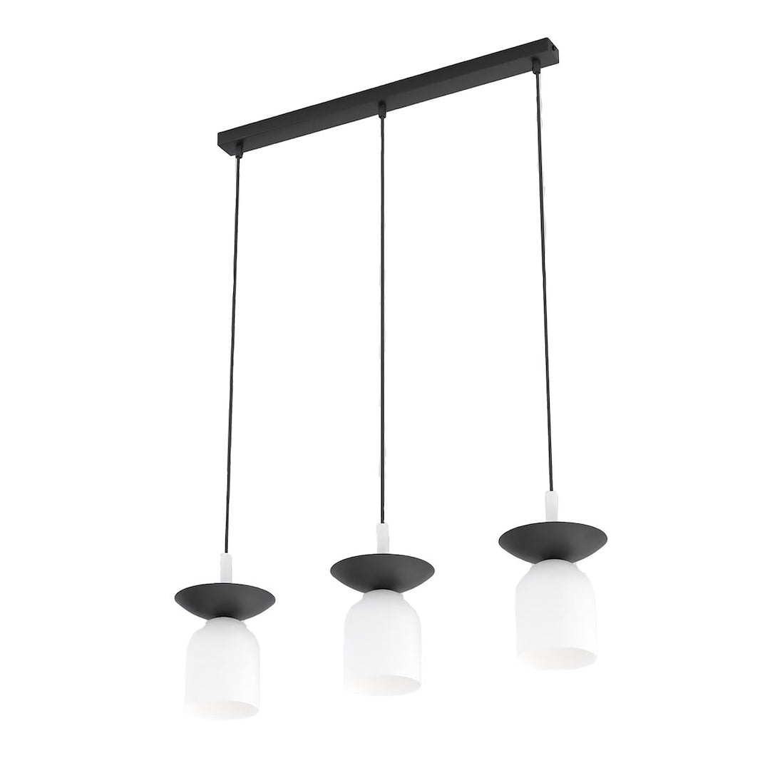 Lustra suspendata EGO 3 BL alb