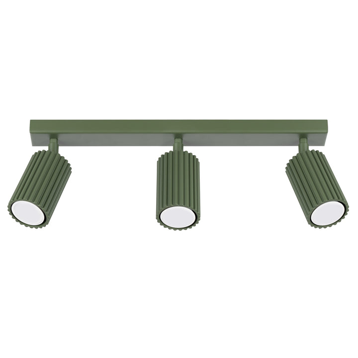 Plafoniera KARBON 3L verde masliniu