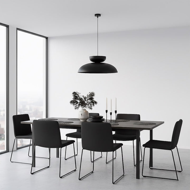 Lustra suspendata MEGA 1 negru