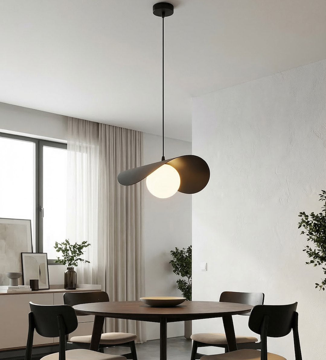 Lustra suspendata RITUAL 1M negru