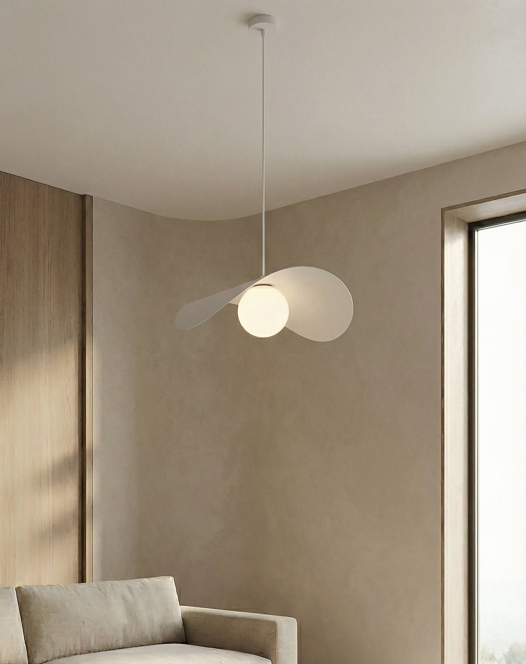 Lustra suspendata RITUAL 1L alb