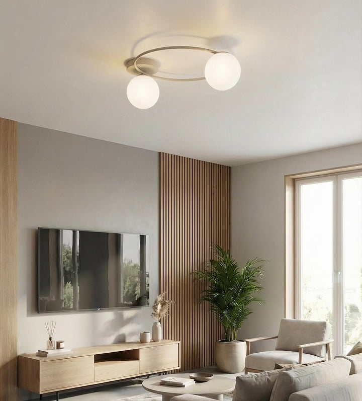 Plafoniera SOPRA 2 cafenie opal