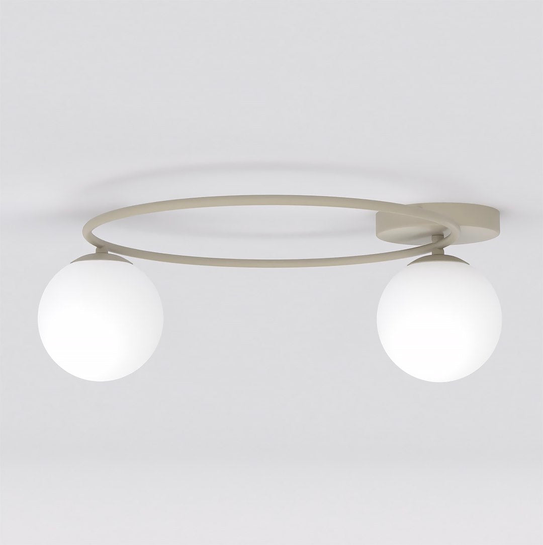 Plafoniera SOPRA 2 cafenie opal
