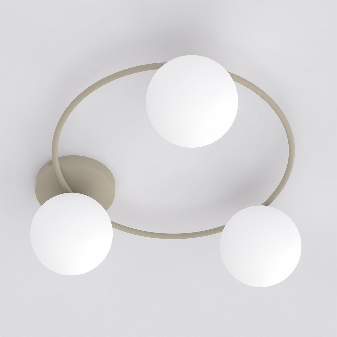 Plafoniera SOPRA 3 cafenie opal