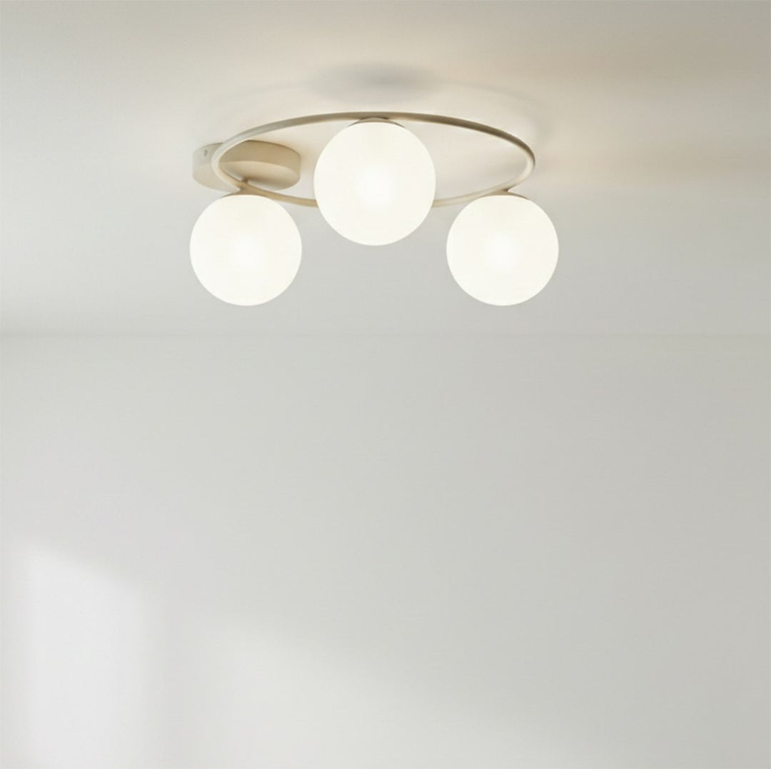 Plafoniera SOPRA 3 cafenie opal
