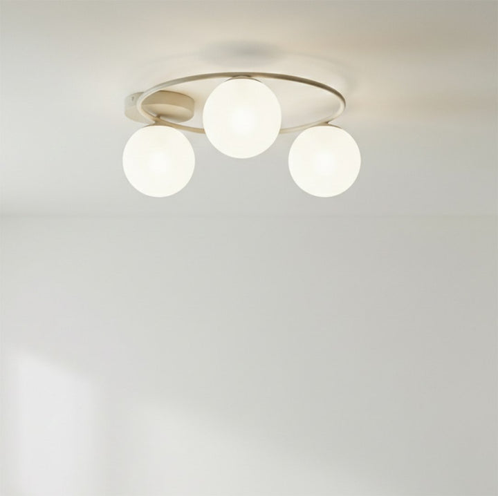 Plafoniera SOPRA 3 cafenie opal