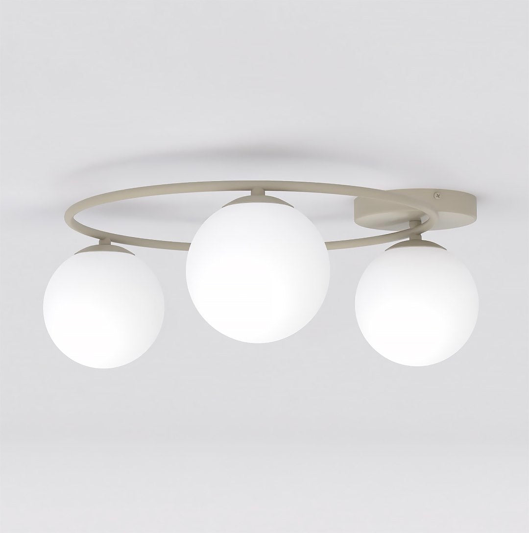 Plafoniera SOPRA 3 cafenie opal