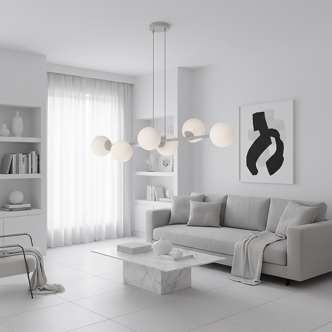 Lustra suspendata MAGNUS 6 gri opal