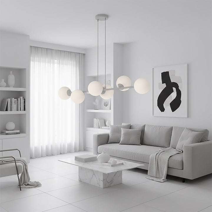 Lustra suspendata MAGNUS 6 gri opal