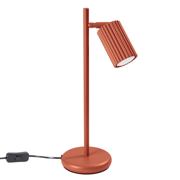 Lampa de masa KARBON ocru rosu