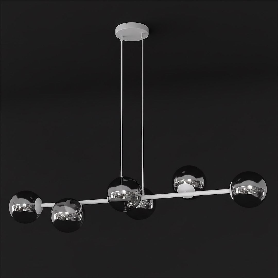 Lustra suspendata MAGNUS 6 gri grafit