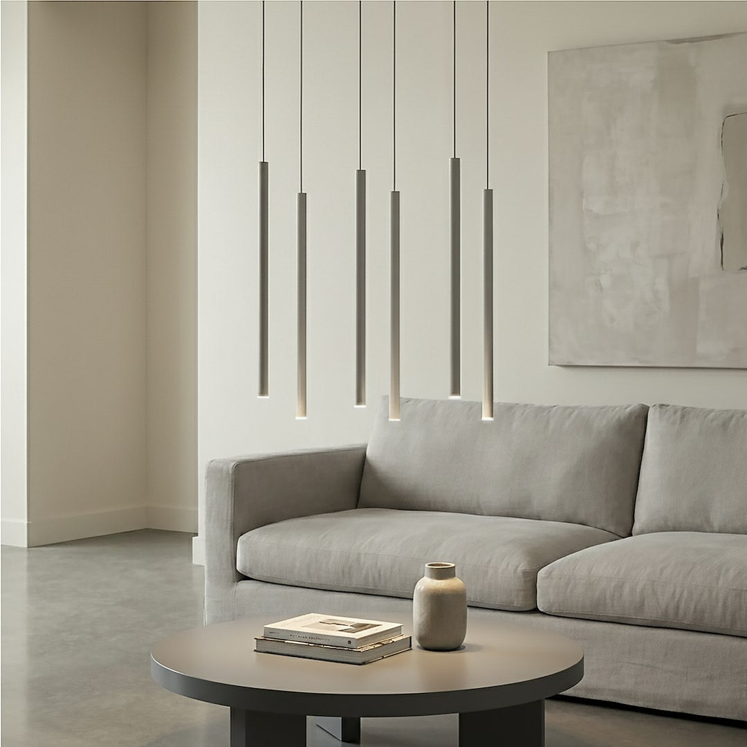 Lustra suspendata SELTER 6 gri