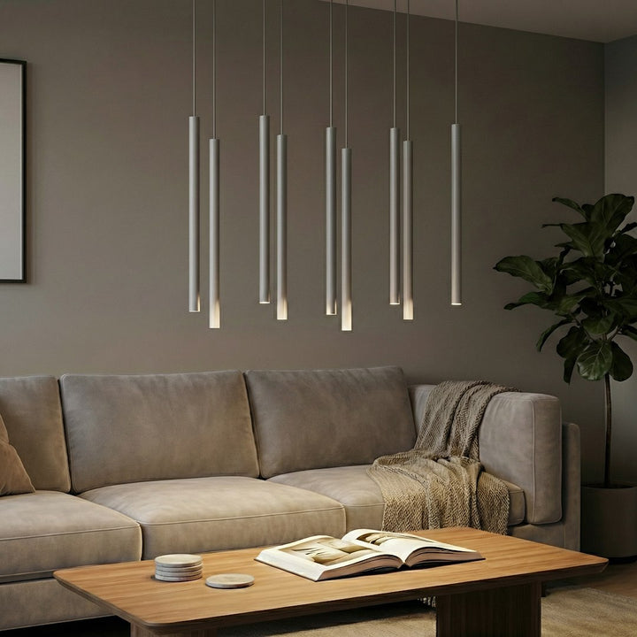 Lustra suspendata SELTER 9 gri