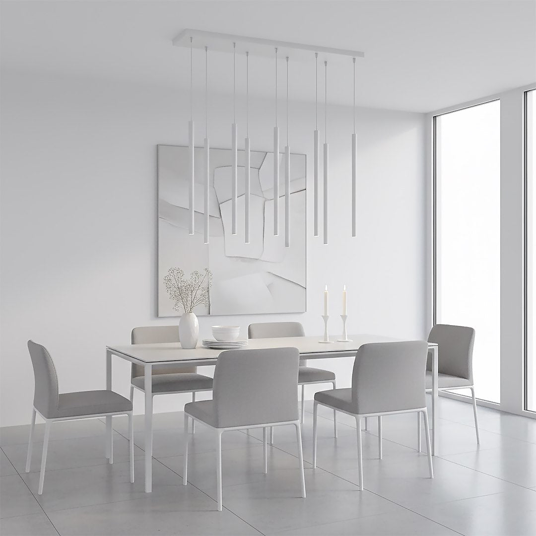 Lustra suspendata SELTER 9 gri