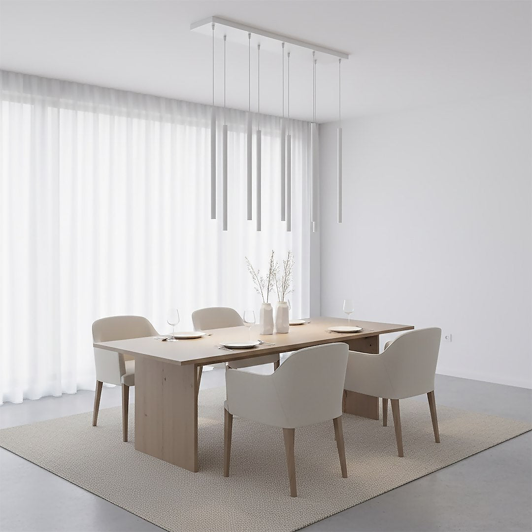Lustra suspendata SELTER 9 gri