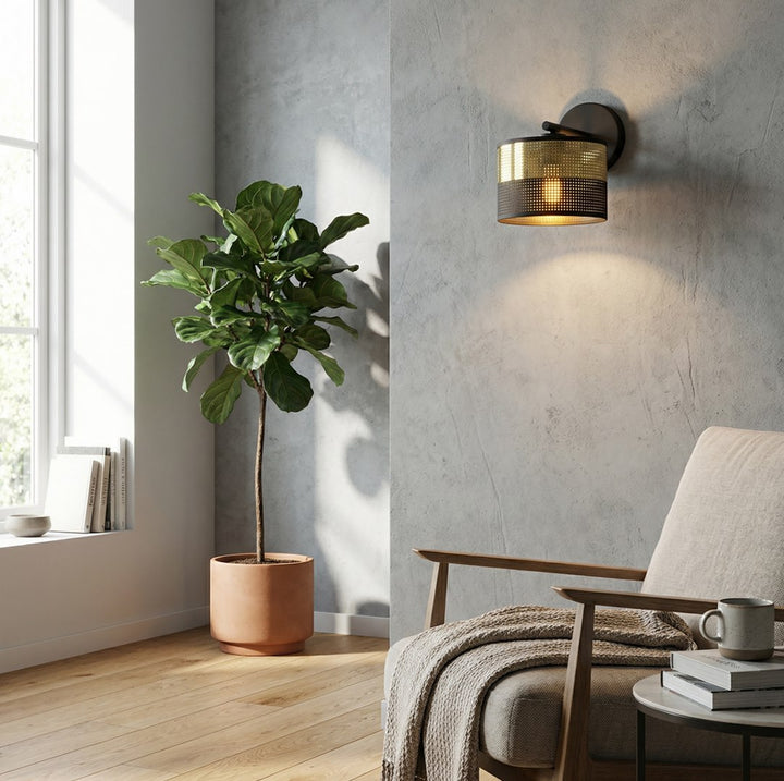 Aplica de perete LUX K1 BL aurie
