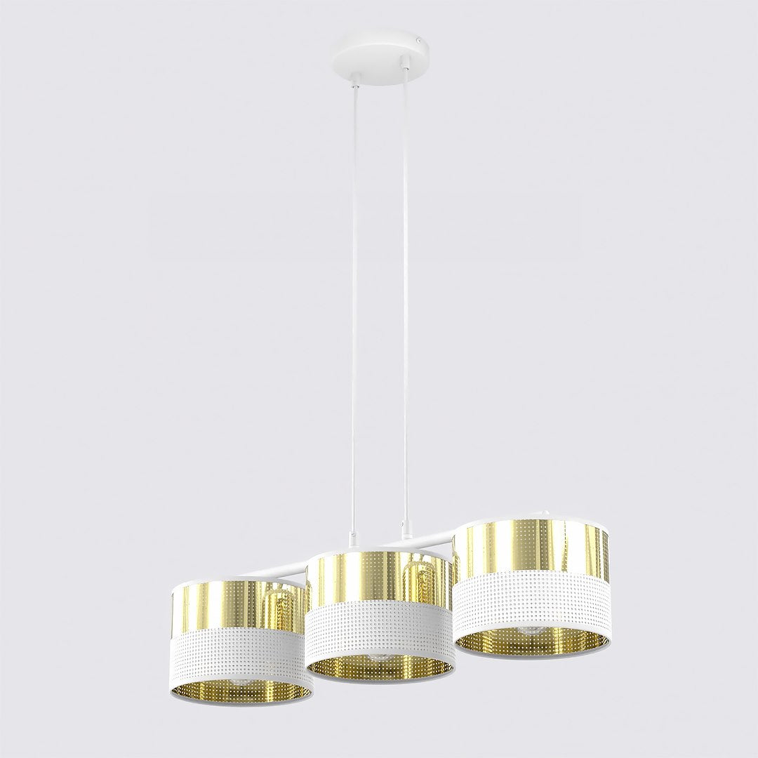 Lustra suspendata LUX 3 WH auriu