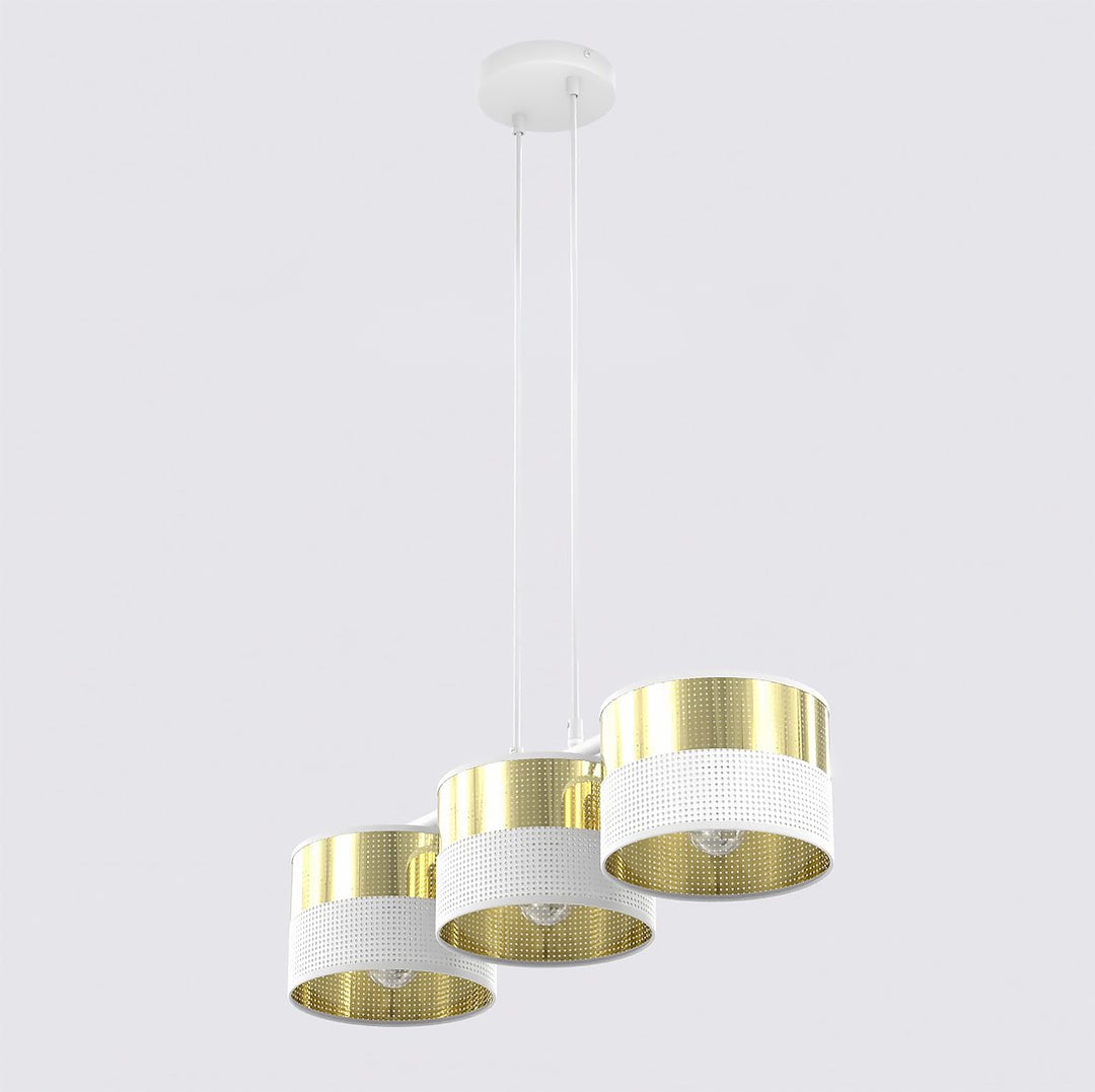 Lustra suspendata LUX 3 WH auriu