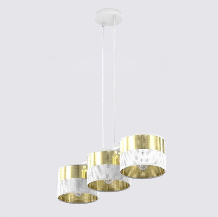 Lustra suspendata LUX 3 WH auriu