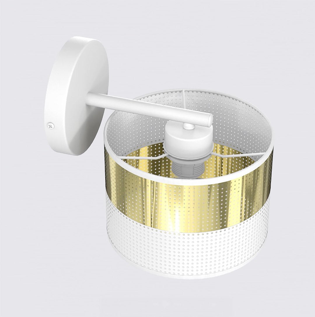 Aplica de perete LUX K1 WH aurie