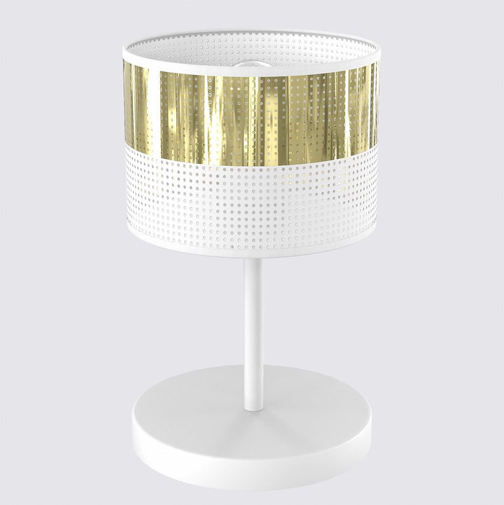 Lampa de masa LUX LN1 WH auriu