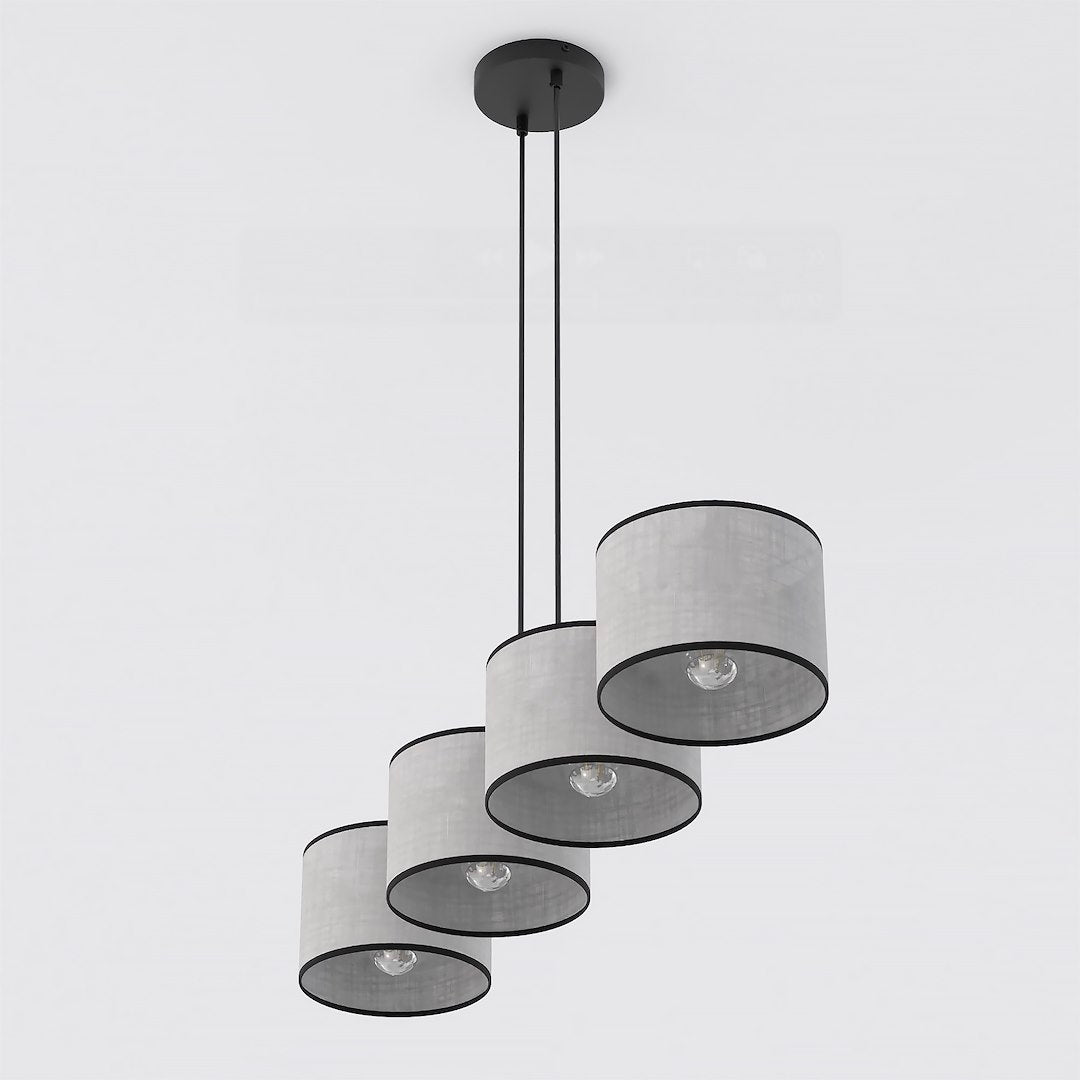 Lustra suspendata ECO 4 BL gri