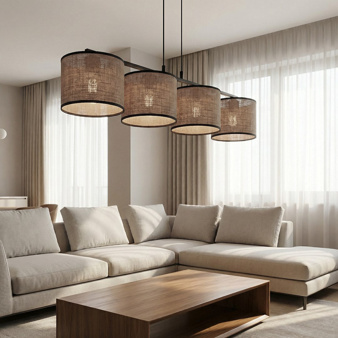 Lustra suspendata ECO 4 BL gri