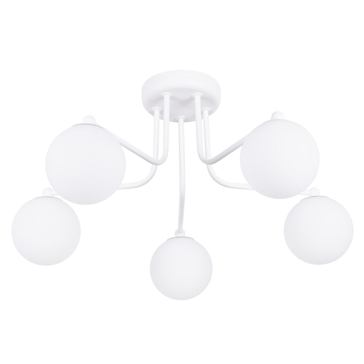Candelabru ASTRAL 5 alb