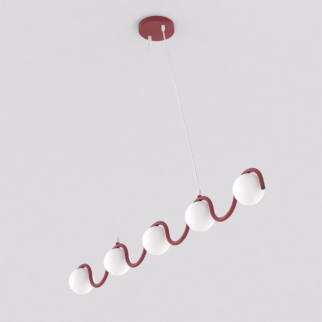 Lustra suspendata SINUS 5 violet