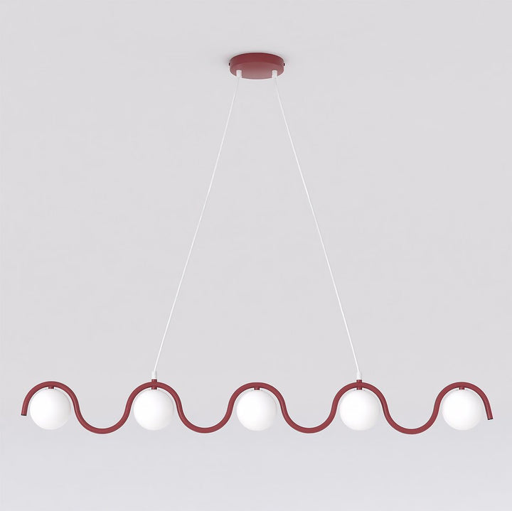 Lustra suspendata SINUS 5 violet