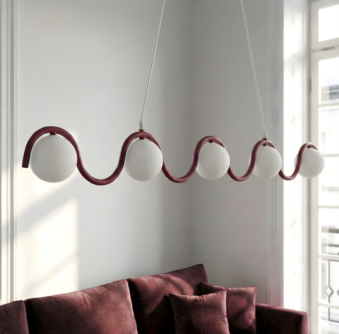 Lustra suspendata SINUS 5 violet
