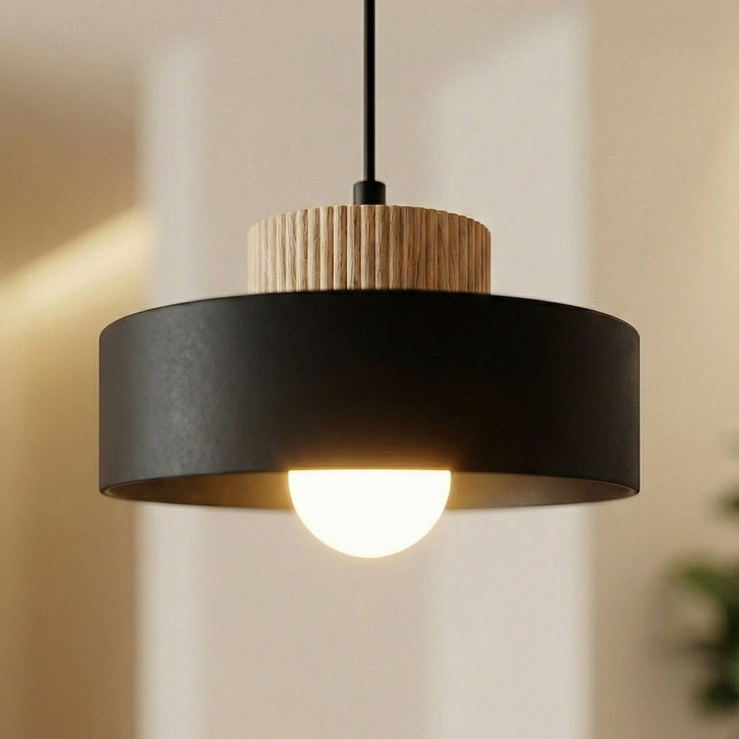 Lustra suspendata KIVI 1S negru