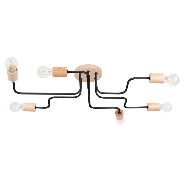 Candelabru TIMBO 6 negru